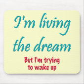 Het leven van de droom muismat (Voorkant)