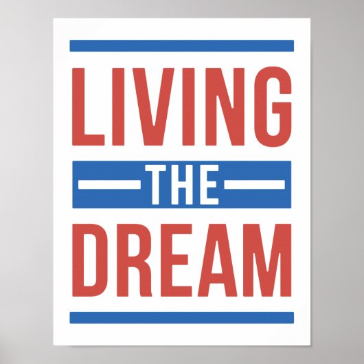 Het leven van de droom poster (Voorkant)