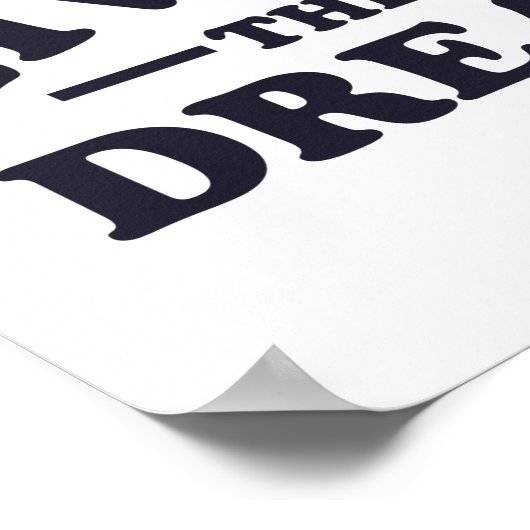 Het leven van de droom poster (Hoek)