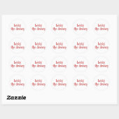 Het leven van de droom ronde sticker (Vel)