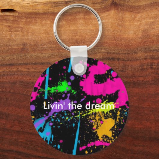 Het leven van de droom sleutelhanger (Voorkant)
