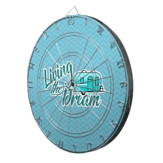 Het leven van de droomcampagne dartbord (Voorkant Rechts)