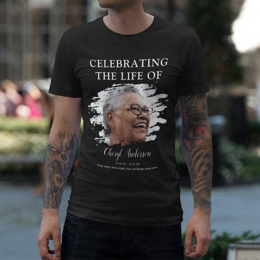 Het leven van de | Foto Memorial T-shirt