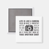 Het leven van de fotograaf is als een camera fotog magneet (Voorkant / Achterkant)