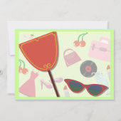 Het leven van de glam kaart (Achterkant)