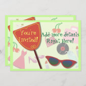 Het leven van de glam kaart (Voorkant / Achterkant)