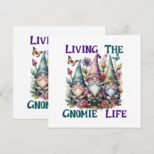 Het leven van de gnoom (Voorkant / Achterkant)