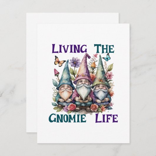 Het leven van de gnoom informatiekaartje (Voorkant / Achterkant)