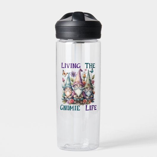 Het leven van de gnoom waterfles (Voorkant)