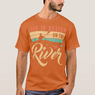 Het leven van de grappige roeiende kanoe Kajak is  T-shirt