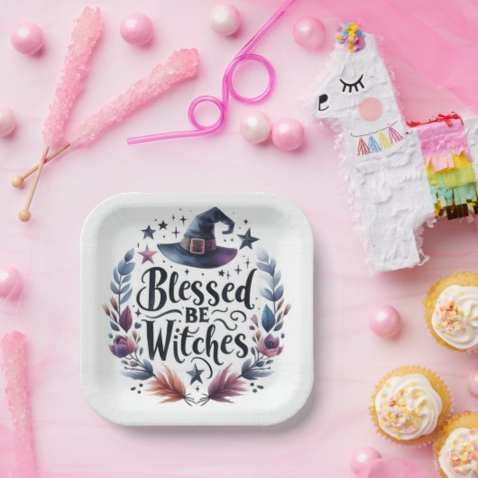 Het leven van de heks papieren bordje (Feest)