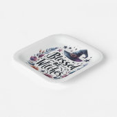 Het leven van de heks papieren bordje (Gebogen)