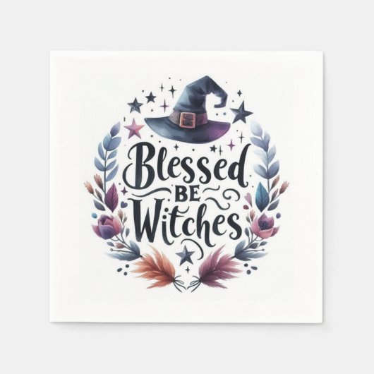 Het leven van de heks servet (Voorkant)