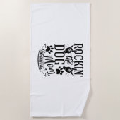 Het leven van de hond en tante Rockin Strandlaken (Voorkant)