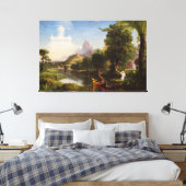 Het leven van de jeugd door Thomas Cole Canvas Afdruk (Insitu (Slaapkamer))