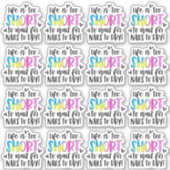 Het leven van de klap is te kort voor de nagelzake sticker (Voorkant)