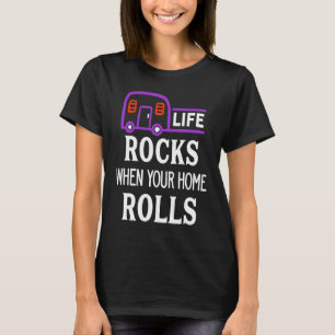 Het leven van de klap springt wanneer uw huis Camp T-shirt