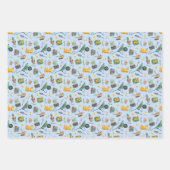 Het leven van de kleurrijke tuinman inpakpapier vel (Voorkant 3)