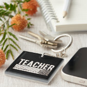 Het leven van de leerkracht terug naar school sleutelhanger (Voorkant Rechts)