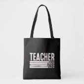 Het leven van de leerkracht terug naar school tote bag (Voorkant)