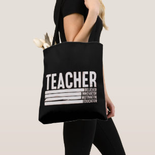 Het leven van de leerkracht terug naar school tote bag