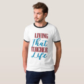 Het leven van de leraar t-shirt (Voorkant volledig)