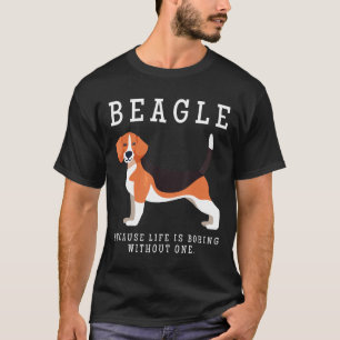 Het leven van de mam van Beagle wordt gekoesterd z T-shirt