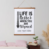 Het Leven van de Medewerker van de Chiropractor is Hangend Wandkleed (Slaapkamer)