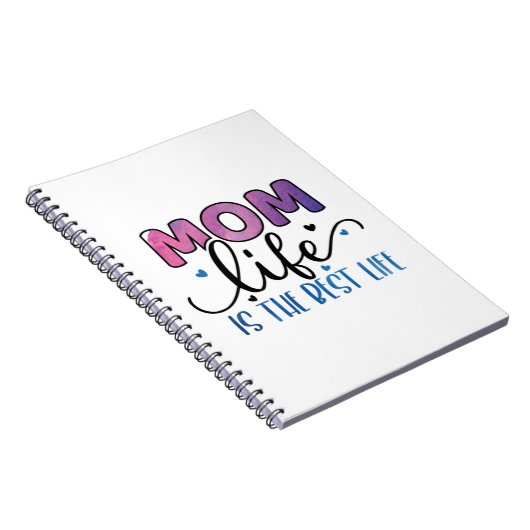 Het leven van de moeder is het beste leven notitieboek (Rechterzijde)