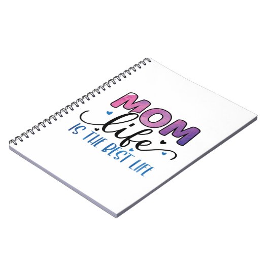 Het leven van de moeder is het beste leven notitieboek (Linkerzijde)