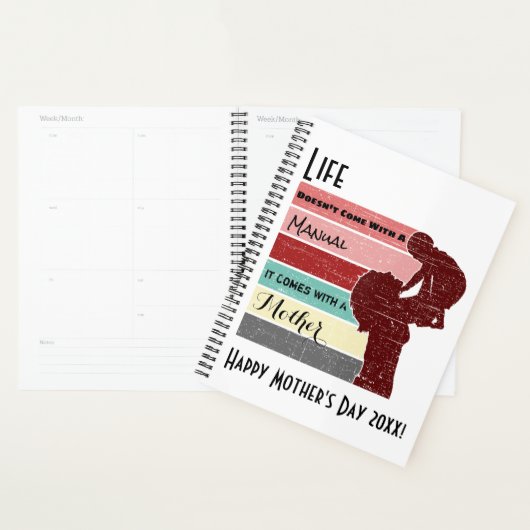 Het leven van de moederdag komt niet met een handl planner (Display)