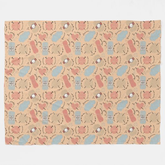 Het leven van de nit fleece deken (Voorkant (Horizontaal))