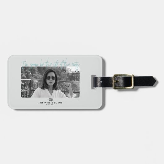 Het leven van de partij - De witte lotus Bagagelabel (Voorkant horizontaal)