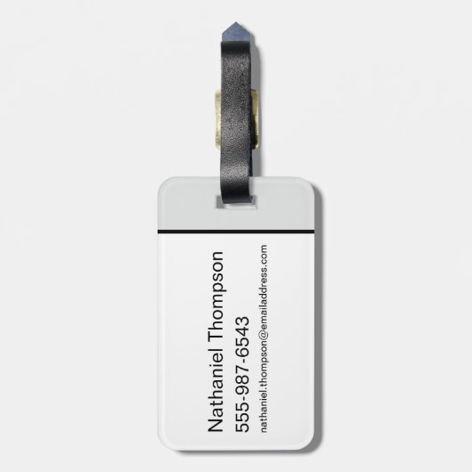 Het leven van de partij - De witte lotus Bagagelabel (Achterkant verticaal)