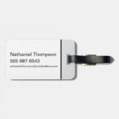 Het leven van de partij - De witte lotus Bagagelabel (Achterkant horizontaal)