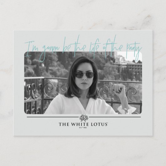 Het leven van de partij - De witte lotus Briefkaart (Voorkant)