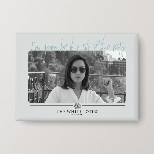 Het leven van de partij - De witte lotus Button (Voorkant)