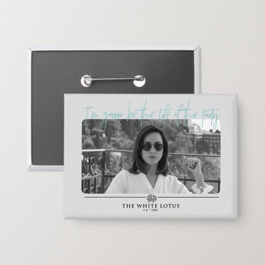 Het leven van de partij - De witte lotus Button (Voorkant / Achterkant)