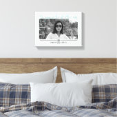 Het leven van de partij - De witte lotus Canvas Afdruk (Insitu (Slaapkamer))