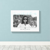 Het leven van de partij - De witte lotus Canvas Afdruk (Insitu (Houten vloer))