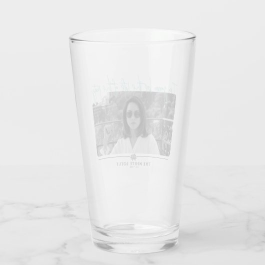 Het leven van de partij - De witte lotus Glas (Achterkant)