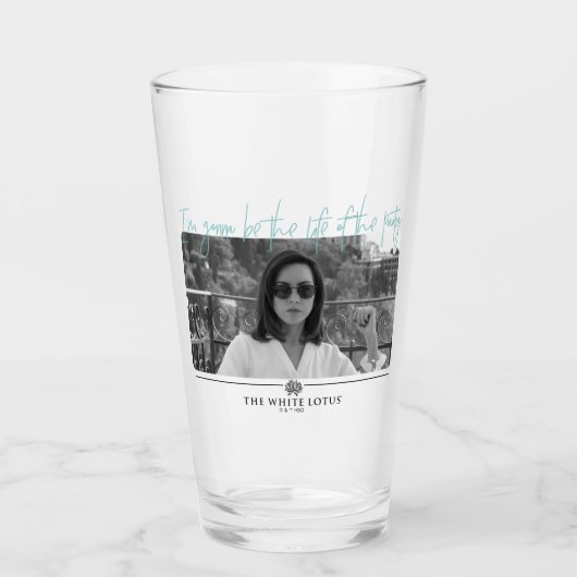 Het leven van de partij - De witte lotus Glas (Voorkant)