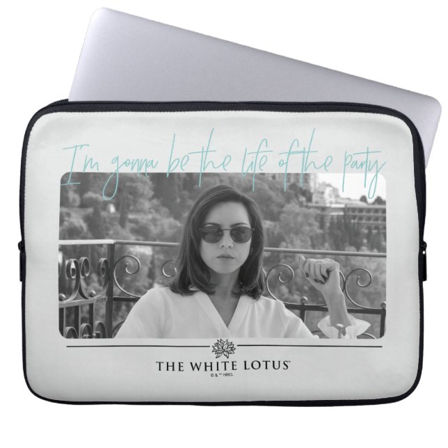 Het leven van de partij - De witte lotus Laptop Sleeve (Voorkant)