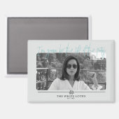 Het leven van de partij - De witte lotus Magneet (Voorkant / Achterkant)