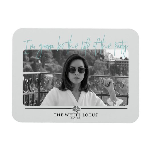 Het leven van de partij - De witte lotus Magneet (Horizontaal)