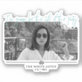 Het leven van de partij - De witte lotus Sticker (Voorkant)
