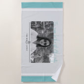 Het leven van de partij - De witte lotus Strandlaken (Voorkant)