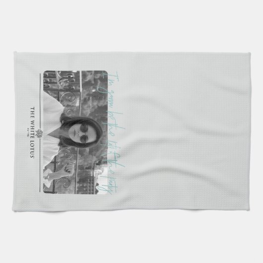 Het leven van de partij - De witte lotus Theedoek (Horizontaal)