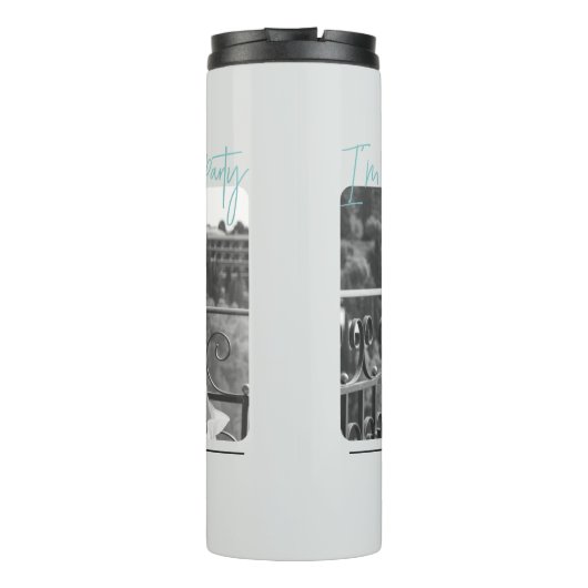 Het leven van de partij - De witte lotus Thermosbeker (Achterkant)