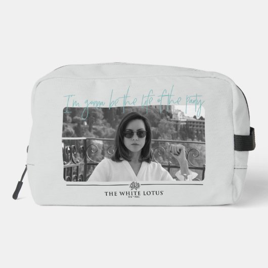 Het leven van de partij - De witte lotus Toilettasje (Achterkant)